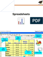 Spreadsheet Features