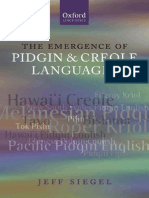 The Emergence Os Pidgins and Creoles_Jeff_Siegel