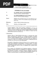 Informe Ministerio de Justicia