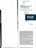 Tatarkiewicz - Historia de La Estetica I. La Estetica Antigua