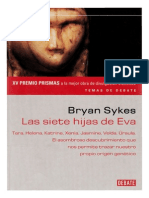 Bryan Sykes Las Siete Hijas de Eva PDF