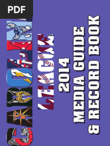 2014 Carolina League Media Guide and Record Book