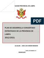Plan de Desarrollo de Lampa 2012-2021