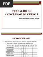 04. Projeto de Pesquisa - Cronograma e Orcamento