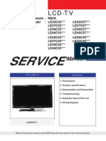 LCD-TV Service Manual Specifications Guide