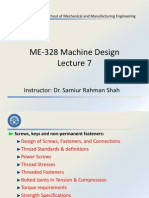 ME-328 Machine Design - Lecture 7
