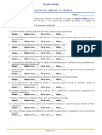 Evaluación Del Ambiente de Trabajo