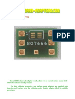 Sot666 To Dip8 Adapter Board For Breadboard Testing