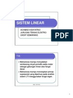 Kuliah 6 Sistem Linear