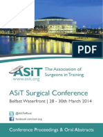 ASiT Conference Abstract Book, Belfast 2014