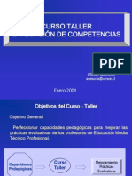 Curso taller evaluación competencias profesores EMTP