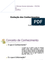 Tipos de Conhecimento