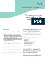 Teenpreg Evidence Overview