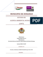 Agenda Ambiental Del Municipio de Durango. (Click Aqui)