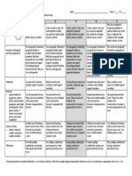 Writing Rubric Level 7