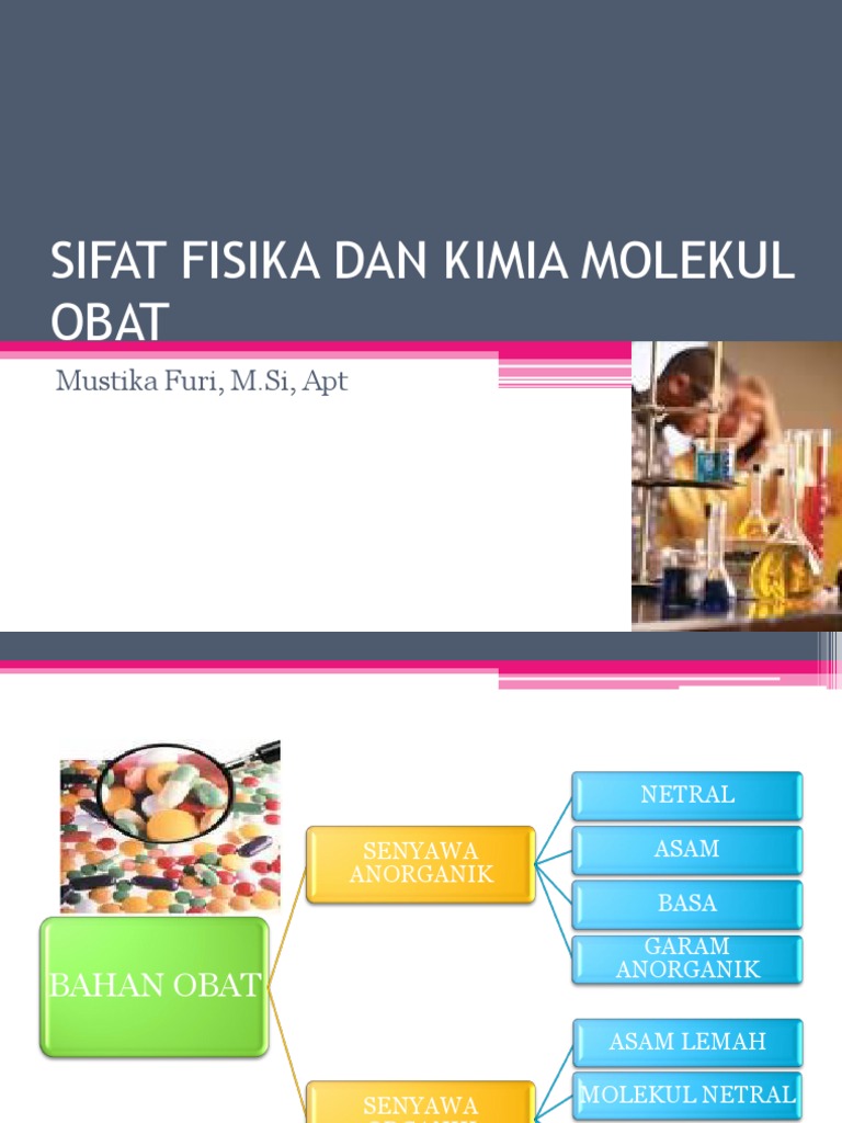 Sifat Fisika Dan Kimia Molekul Obat Dan Gravimetri