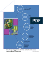 Elementos Pedagógicos Constitutivos Del Diseño Instruccional