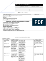 Education Plan For Goals in E-Portfolio