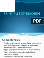 Teaching Competencies and Principles