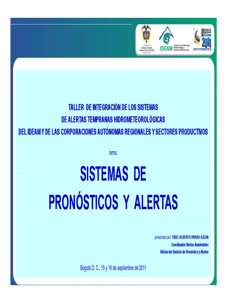 8. Ideam Sistema de Pronosticos y Alertas Hidrología Inundar Free 30day Trial Scribd