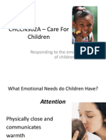 Care For Children - Responding To Emotional Needs