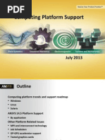 Platform Support Ansys 14.5 Detailed Summary