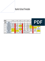 TGES School Timetable