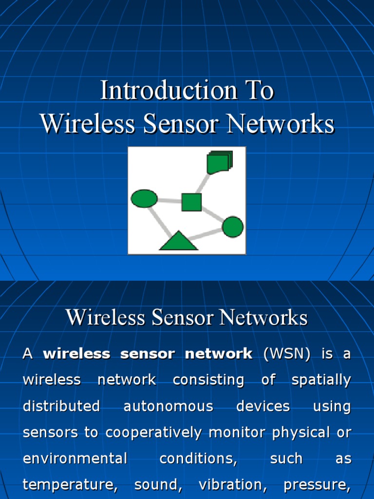 Wireless Sensor Networks PDF Wireless Sensor Network