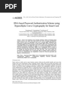 581-517-525DNA based Password Authentication Scheme using
Hyperelliptic Curve Cryptography for Smart Card