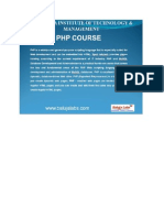 Advanced PHP Course