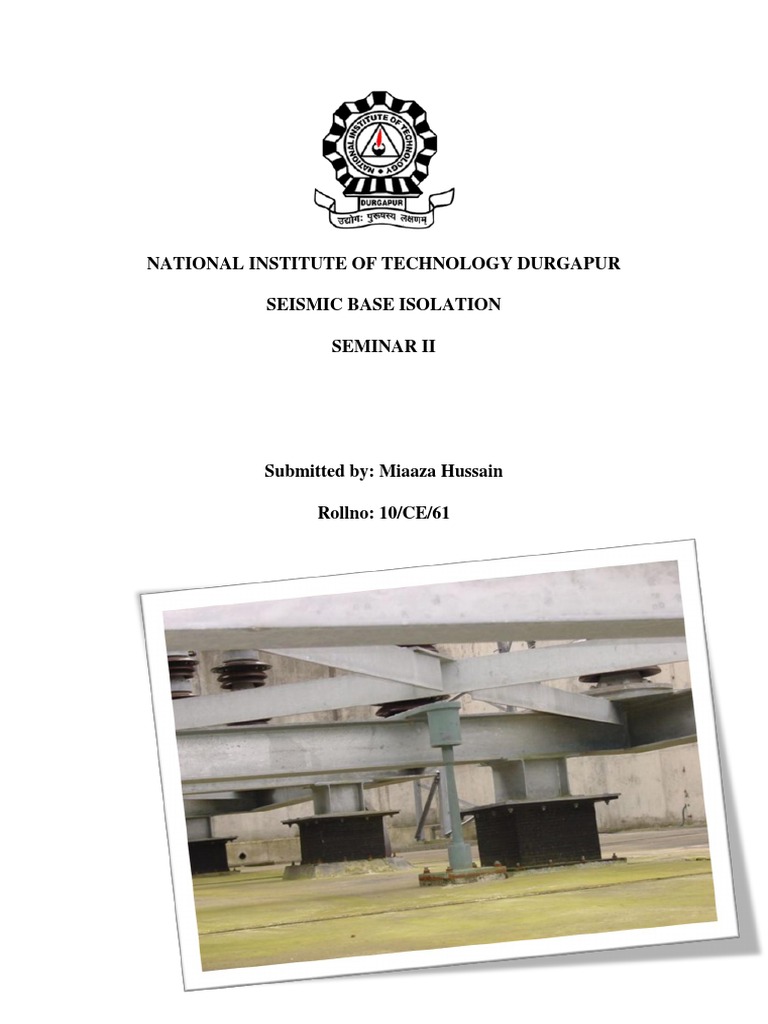 Seismic Base Isolation Earthquake Engineering Deformation