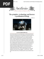 Primitive, Tech, Horror