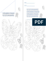 Kajang Worksheet Butterfly