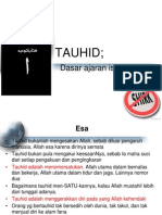 Ketuhanan Dalam Islam Tauhid