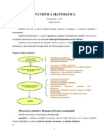 Statistica Matematica - Note 1