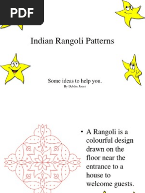 indian rangoli pattern