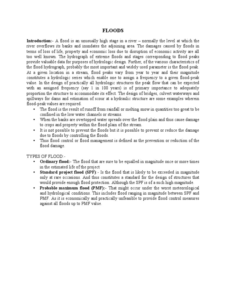 Floods | PDF