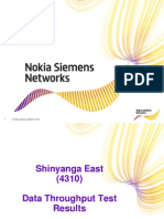 Shinyanga - East Data Throughput Test