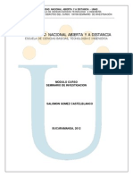 Modulo Seminario de Investigacion