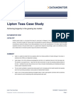 Lipton Tea Case Study