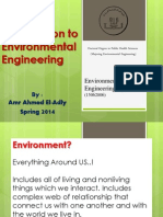 Introduction To Environmental Engineering: By: Amr Ahmed El-Adly Spring