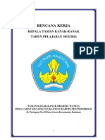 Program Kerja Kepala TK DWP Carat 2013 - 2014