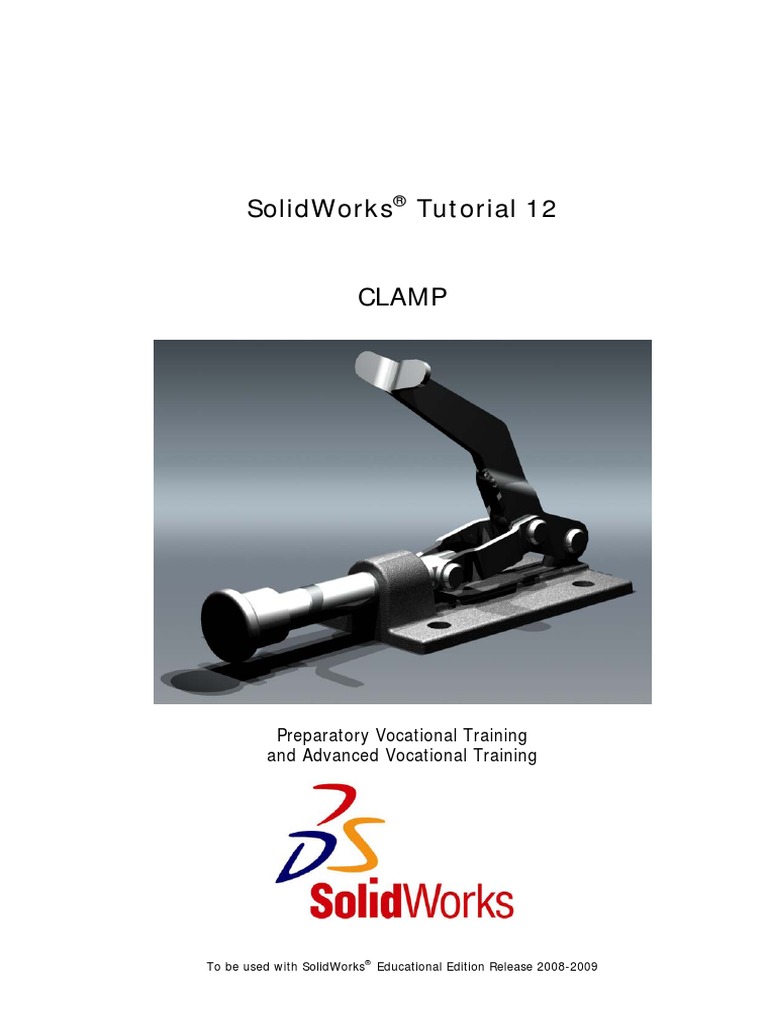SolidWorks Clamp Tutorial for Beginners | PDF