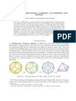 Geometric Combinatorial Algebras: Cyclohedron and Simplex Stefan Forcey and Derriell Springfield