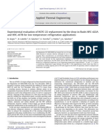 Experimental Evaluation of HCFC-22 Replacement by the Drop-In Fluids HFC-422A and HFC-417B for Low Temperature Refrigeration Applications