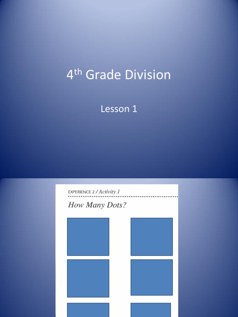 4th Grade Division Basics | PDF | Self-Improvement | Science & Mathematics