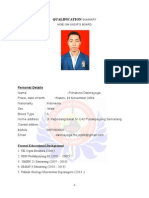 CV Pengurus Mgei SM Undip