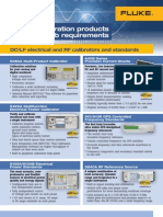 Fluke Calibration Products To Fit Your Job Requirements: DC/LF Electrical and RF Calibrators and Standards