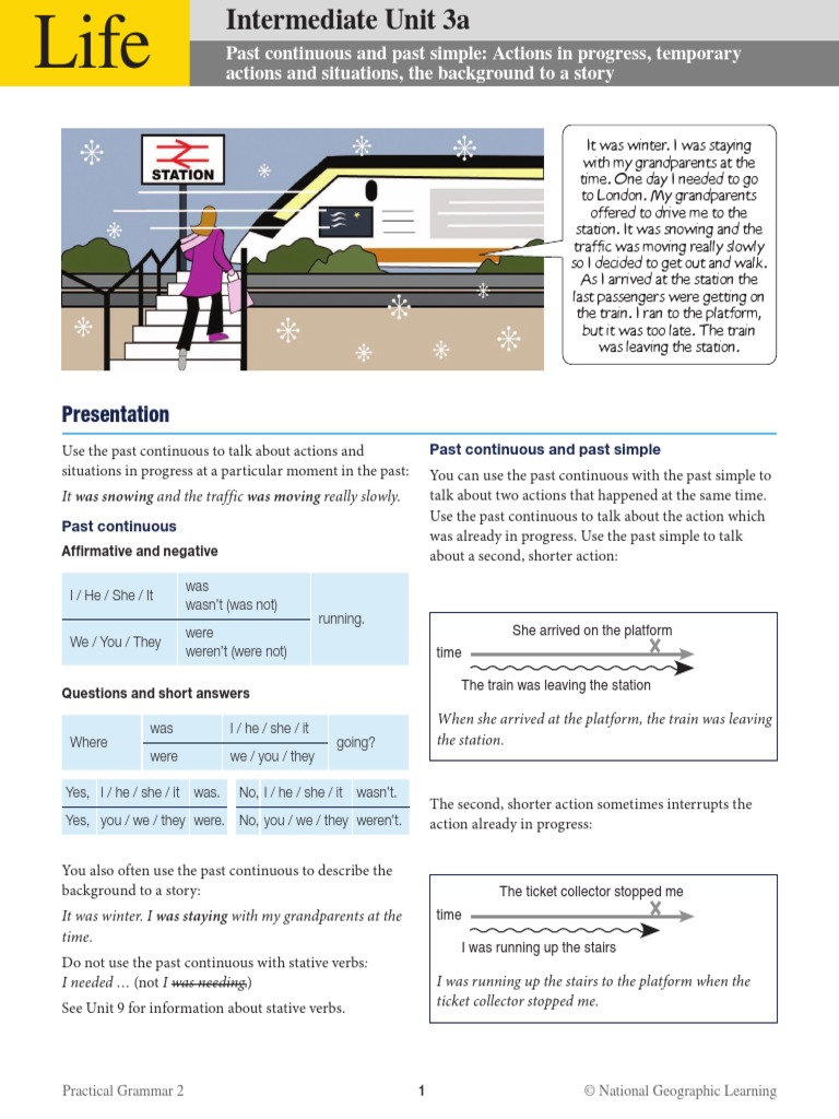 Intermediate Unit 3a | PDF