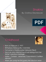 shakira powerpoint